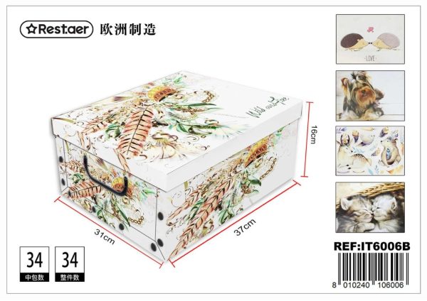 Caja de cartón plegable 37*31*16 cm - Regalo