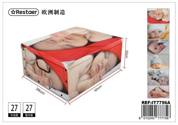 Caja de cartón plegable 50x39x25 cm - Artículos de regalo - Imagen 2