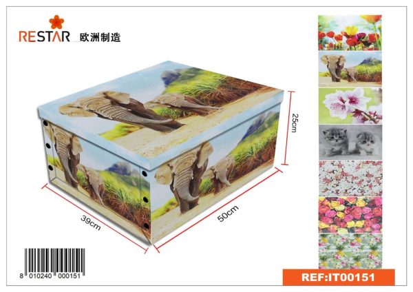 Caja de cartón plegable 50x39x25 cm - Artículos de regalo - Imagen 3