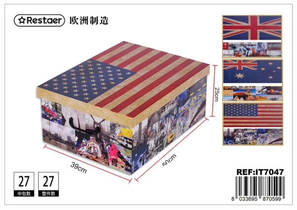 Caja de cartón plegable 50x39x25 cm - Artículos de regalo - Imagen 4