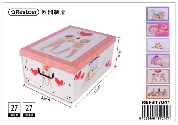 Caja de cartón plegable 50x39x25 cm - Artículos de regalo - Imagen 6