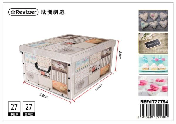 Caja de cartón plegable 50x39x25 cm - Artículos de regalo - Imagen 8