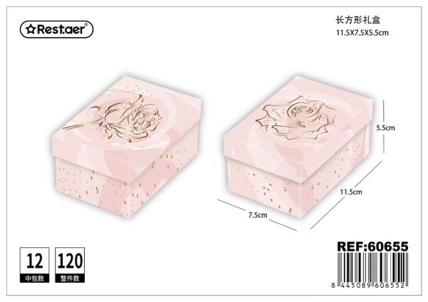 Caja de papel pequeña rectangular - Artículos de regalo - Imagen 4