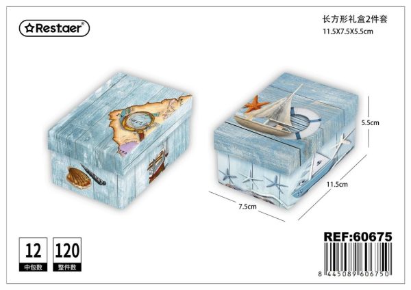Caja de papel pequeña rectangular - Artículos de regalo - Imagen 6
