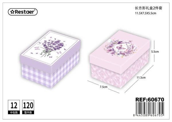 Caja de papel pequeña rectangular - Artículos de regalo - Imagen 7