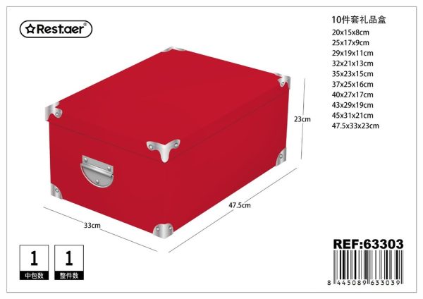 Caja de regalo 10 piezas - Artículos para regalo y almacenamiento - Imagen 3