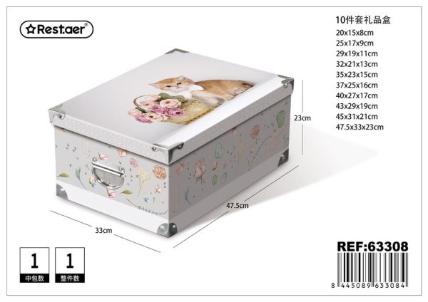 Caja de regalo 10 piezas - Artículos para regalo y almacenamiento - Imagen 5