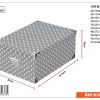 Caja de regalo 10 piezas con cierre de hierro 47.5x33x23 cm - Artículos para regalo y almacenamiento (réplica) - Imagen 3