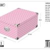Caja de regalo 10 piezas con cierre de hierro 47.5x33x23 cm - Artículos para regalo y almacenamiento (réplica) - Imagen 5