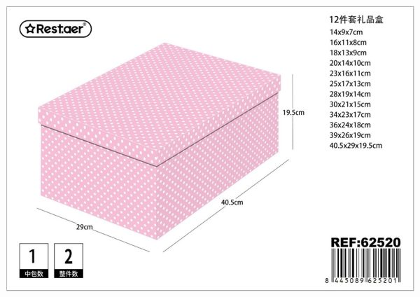 Caja de regalo 12pcs 40.5x29x19.5cm para embalaje y regalos - Imagen 2