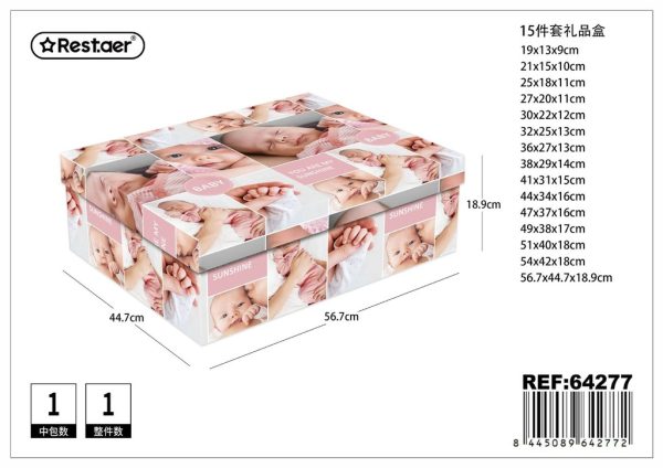 Caja de regalo 15 pcs 56.7*44.7*18.9 cm - Artículos de regalo y decoración - Imagen 2