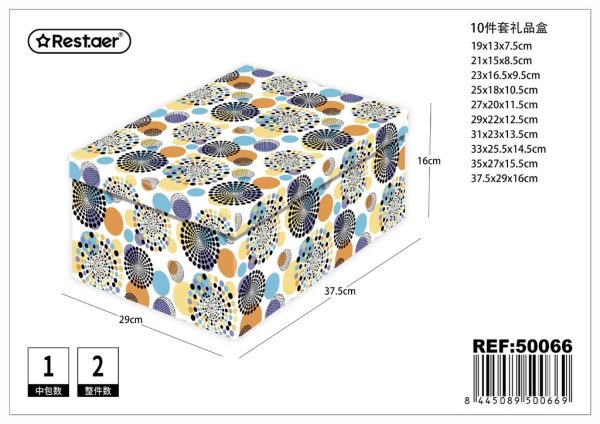 Caja de regalo de papel 10 piezas - Accesorios de regalo y packaging - Imagen 5