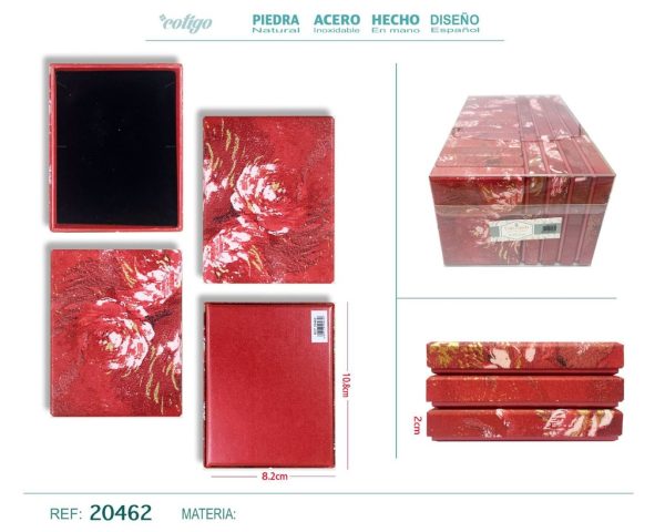 Caja de regalo para joyas 8*11*2 cm - Accesorios para bisutería - Imagen 5