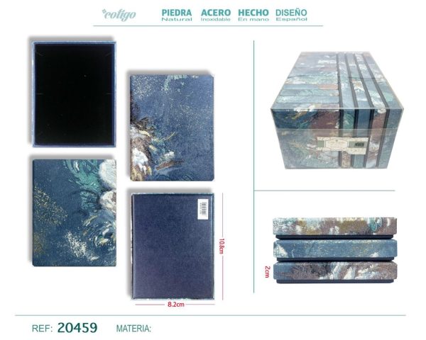 Caja de regalo para joyas 8*11*2 cm - Accesorios para bisutería - Imagen 6