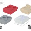 Caja de regalo rectangular 7x9x3cm para joyería