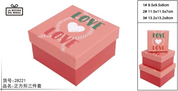 Caja juego 3 para niños - Productos para el día de San Valentín