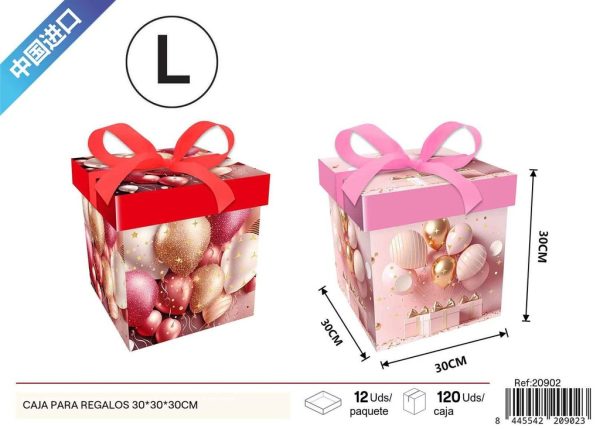 Caja para regalos con impresión plana grande 30*30*30cm - Cajas de regalo - Imagen 2