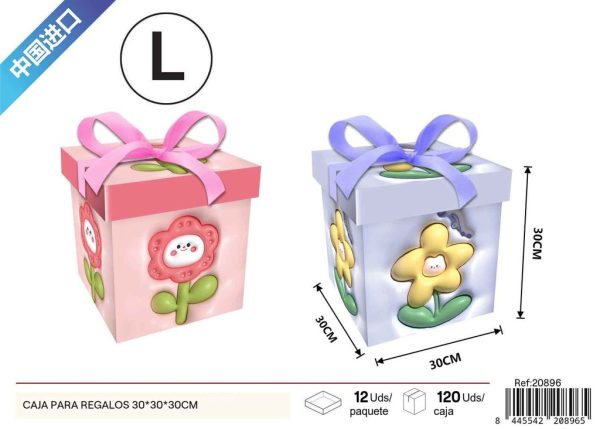 Caja para regalos con impresión plana grande 30*30*30cm - Cajas de regalo - Imagen 3