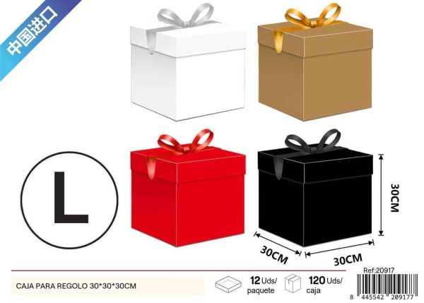 Caja para regalos con impresión plana grande 30*30*30cm - Cajas de regalo - Imagen 5