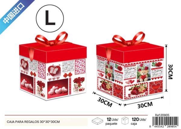 Caja para regalos con impresión plana grande 30*30*30cm - Cajas de regalo - Imagen 6