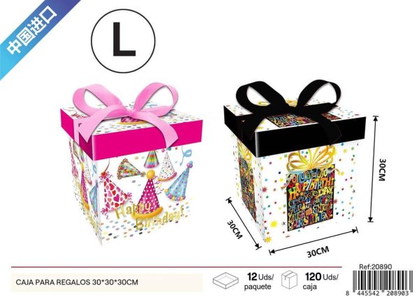 Caja para regalos con impresión plana grande 30*30*30cm - Cajas de regalo - Imagen 7