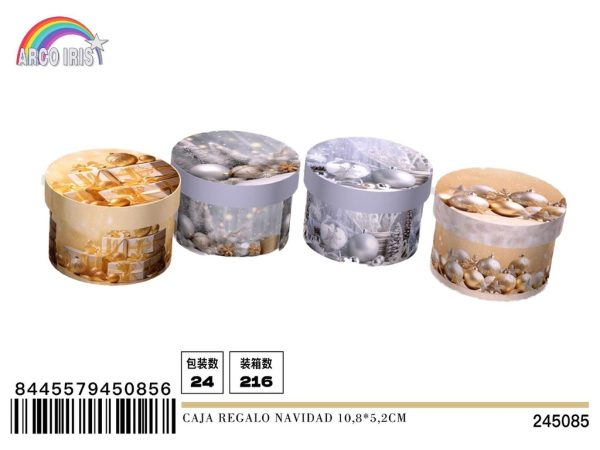 Caja regalo Navidad 10,8x5,2 cm - Envases para fiestas y regalos navideños