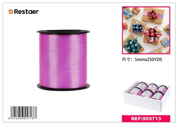 Cinta de Regalo Rosa Fucsia 5 mm - Artículos de fiesta
