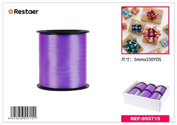 Cinta de regalo 5mm*250yds para envoltura de regalos y manualidades