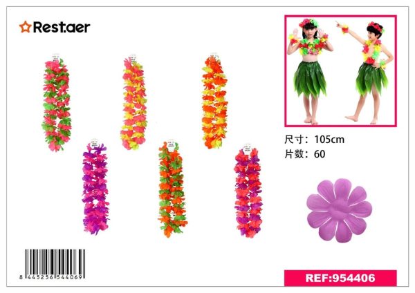 Collar Hawaiano 1.05M Unicolor - Artículos de fiesta