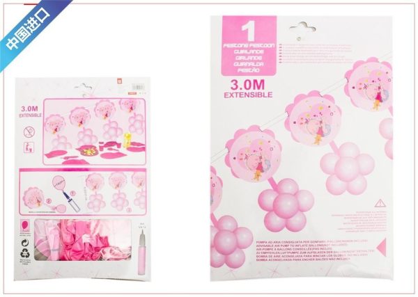 Complementos para fiesta color rosa- Artículos de fiestas y decoración