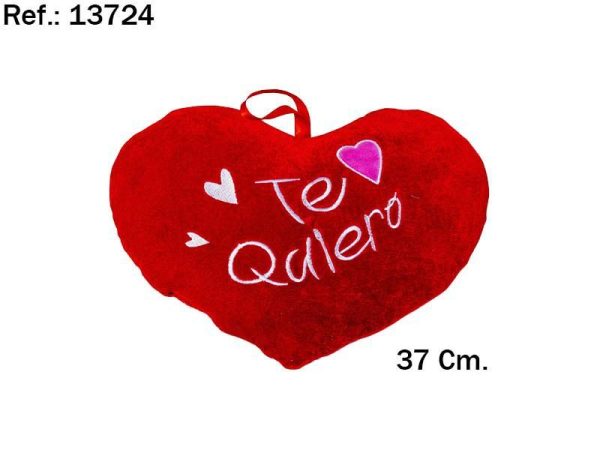 Corazón Te Quiero Corazón Rosa 37 cm - Regalos de San Valentín
