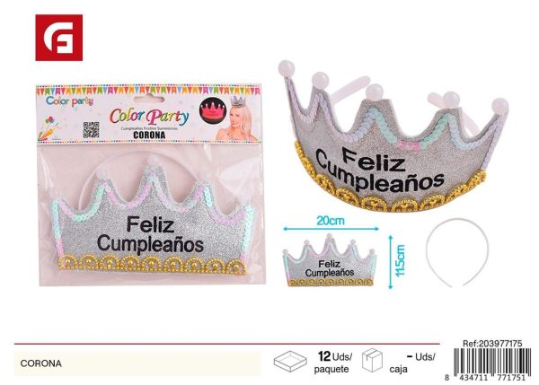 Corona decorativa - Accesorios para fiestas - Imagen 2