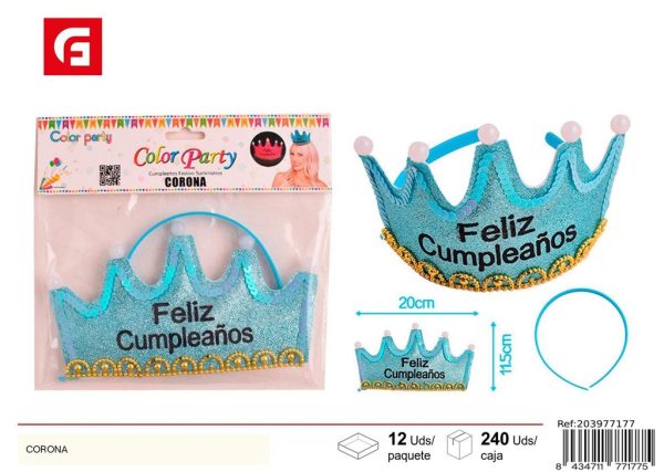 Corona decorativa - Accesorios para fiestas - Imagen 4