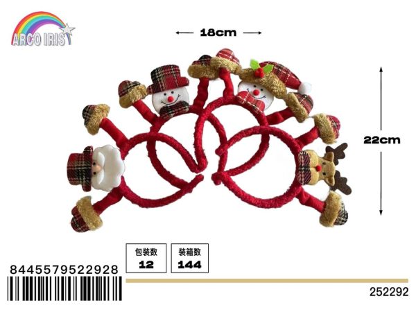 Dia de Navidad - Diadema decorativa festiva - Imagen 3