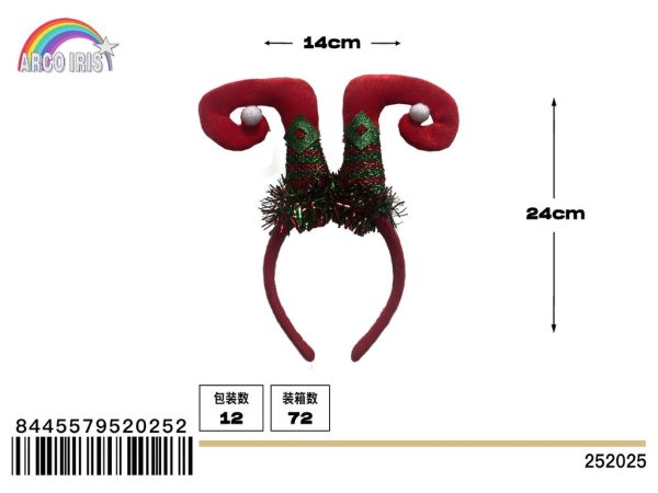 Dia de Navidad - Diadema decorativa festiva - Imagen 6