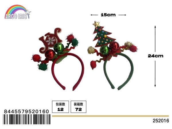 Diadema de Navidad - Accesorios festivos de Navidad