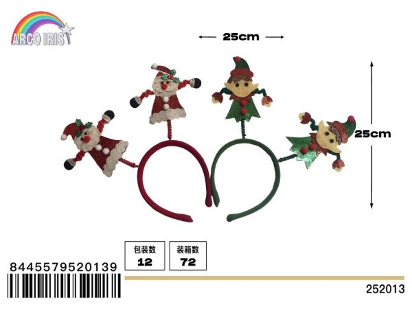 Diadema de Navidad - Accesorios festivos de Navidad - Imagen 2