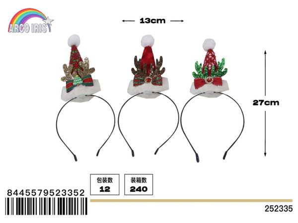 Diadema de Navidad - Adorno festivo - Imagen 2