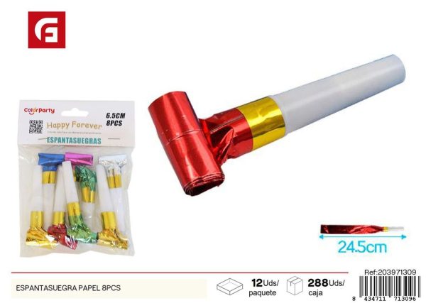 Espantajo papel 8 uds - Decoraciones festivas y sorpresas