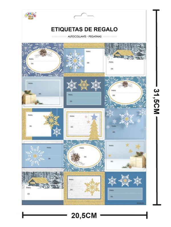 Etiqueta para regalo de Navidad 20.5x31.5cm - Etiquetas navideñas - Imagen 2