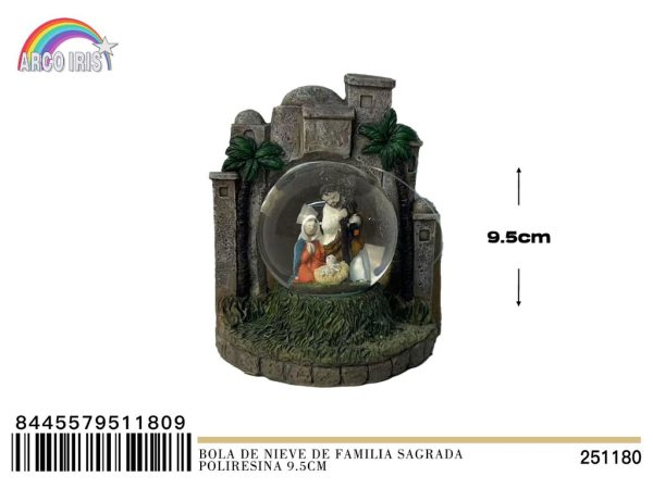 Figurita poliresina de familia sagrada 9.5 cm - Adornos navideños y figuritas religiosas