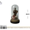 Figurita poliresina de familia sagrada LED 21 cm - Adornos navideños con luz