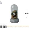 Figurita poliresina de familia sagrada LED 21 cm - Adornos navideños con luz - Imagen 2