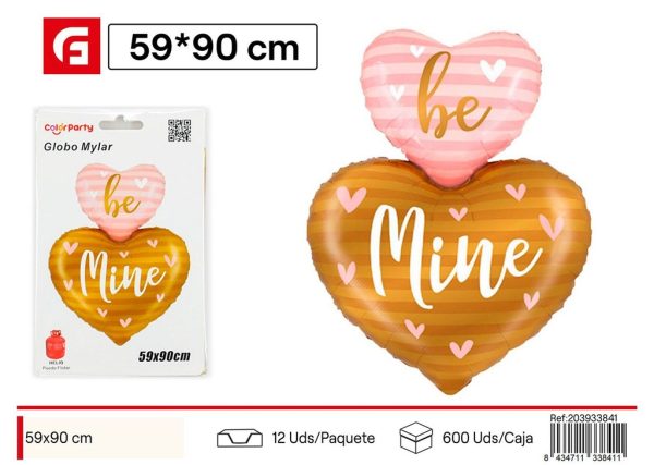 Globo mylar en forma de corazón 59*90 cm - Artículos de verano