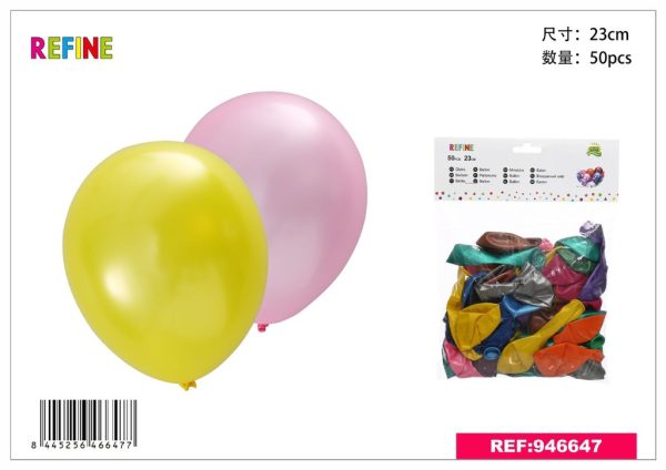 Globos 50pcs multicolor 2.2g decoración de fiesta