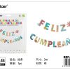 Guirnalda de Fiesta Feliz Cumpleaños 3 m - Artículos de fiesta