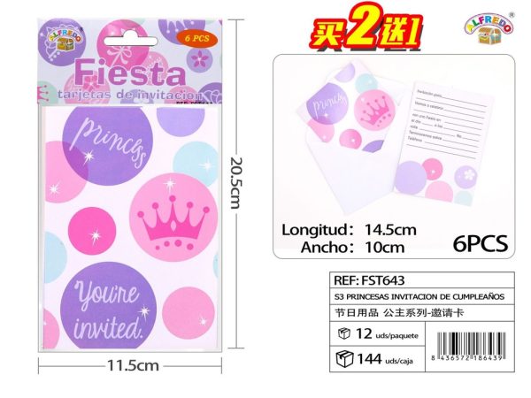 Invitación de cumpleaños con tema S3 - Artículos de fiesta