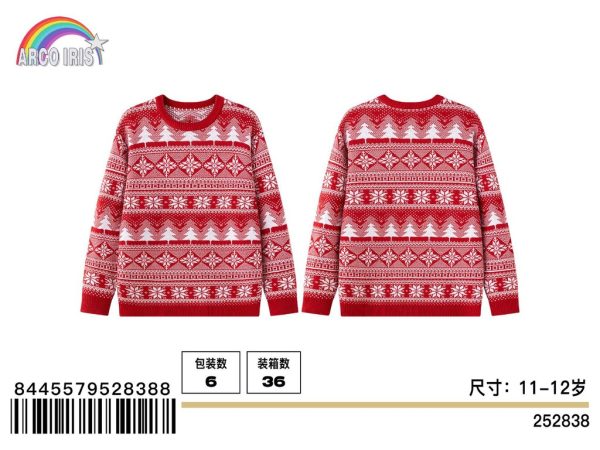 Jersey navideño para niños 11-12 años - Ropa festiva de Navidad - Imagen 2