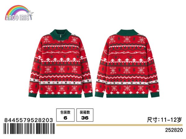 Jersey navideño para niños 11-12 años - Ropa festiva de Navidad - Imagen 3