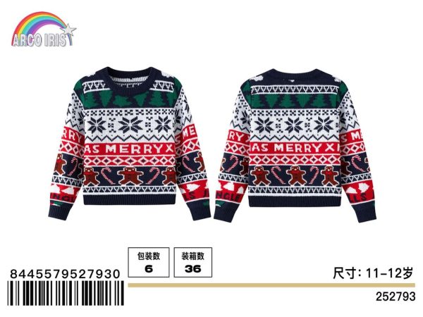 Jersey navideño para niños 11-12 años - Ropa festiva de Navidad - Imagen 4
